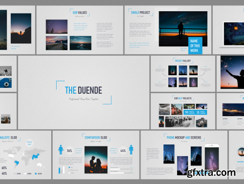 Duende Light Powerpoint Template