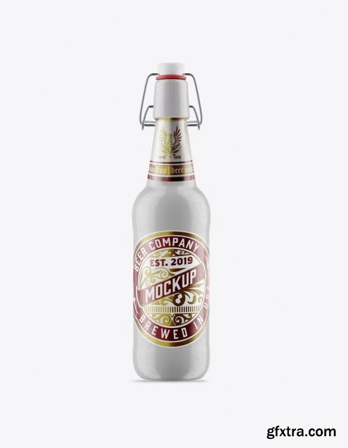 Classic Beer Bottle Mockup