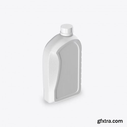 Plastic Detergent Bottle Mockup