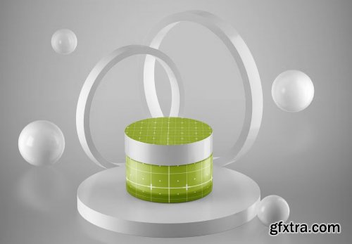 Cream Cosmetic Jar Mockup