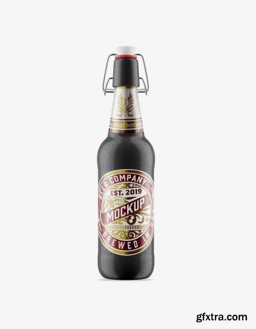 Classic Beer Bottle Mockup