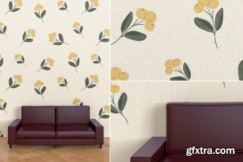 CreativeMarket - Vertical Wall/Wallpaper Mockup v.1 7256411