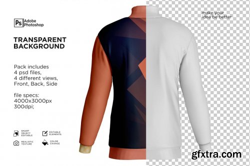 CreativeMarket - Men's Acrople Jacket Mockup 7257330