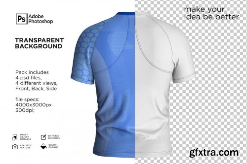 CreativeMarket - Men's Raglan Short Sleeve Mockup 7251313