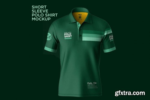 CreativeMarket - Polo T-Shirt Mockup 7252278