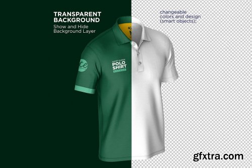 CreativeMarket - Polo T-Shirt Mockup 7252278