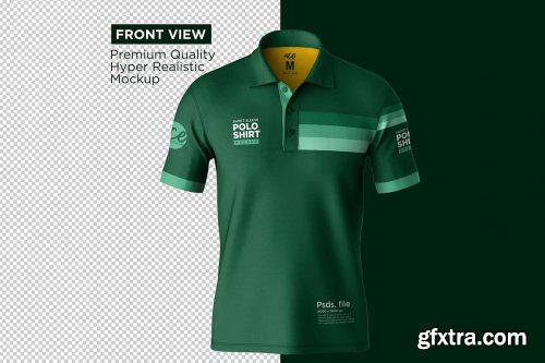 CreativeMarket - Polo T-Shirt Mockup 7252278