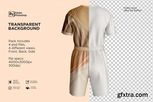 CreativeMarket - Soccer Jersey kit Mockup 7257207