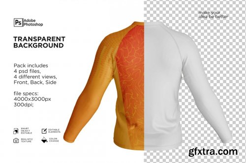 CreativeMarket - Men's Shirt Raglan Mockup 7257288