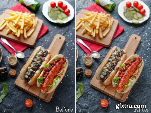 7 Food Lightroom Mobile Presets