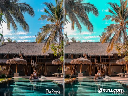 10 Bali Beach Lightroom Mobile Presets