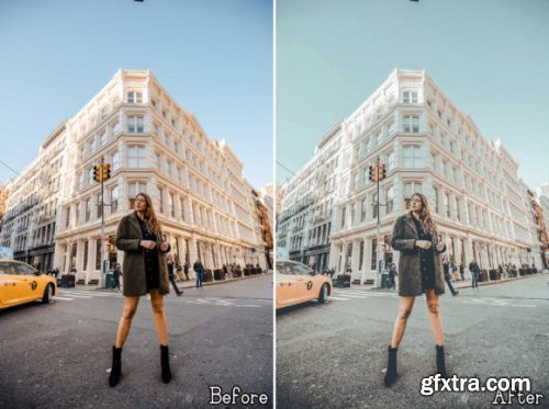 4 City Life Lightroom Mobile Presets