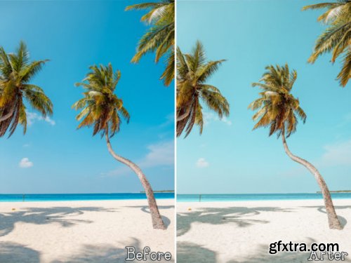 7 Maldives Lightroom Mobile Presets