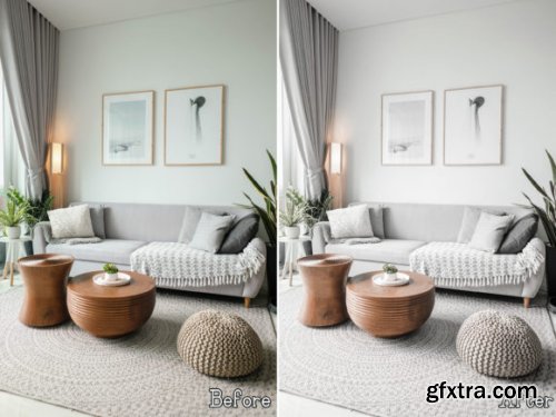 8 Interior Lightroom Mobile Presets