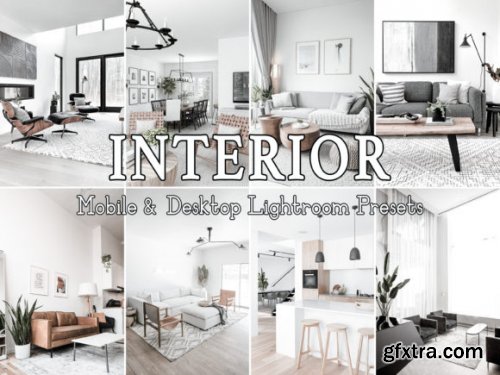 8 Interior Lightroom Mobile Presets