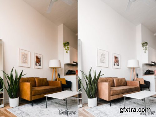 8 Interior Lightroom Mobile Presets