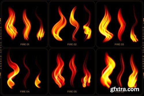 Fire Procreate Brushes