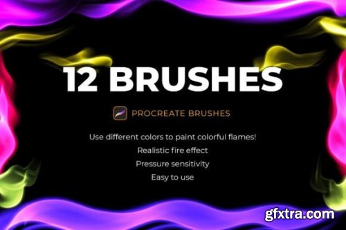 Fire Procreate Brushes