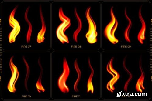 Fire Procreate Brushes