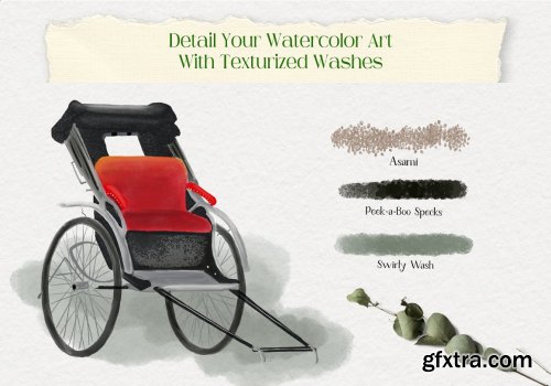 CreativeMarket - Tokyo in Watercolor for Procreate 6327509