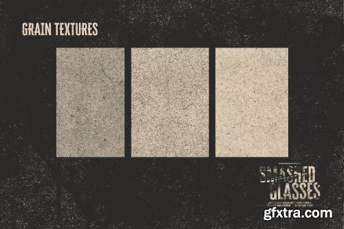 CreativeMarket - Smashed Glasses Textures + Brushes 5631900