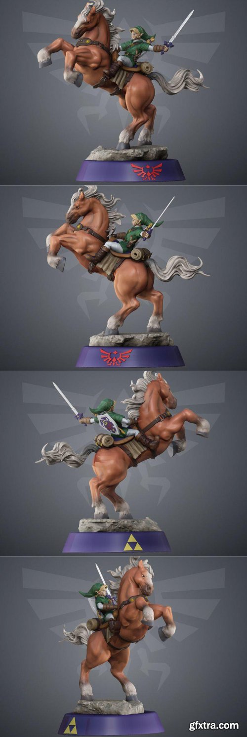 Link Epona Legend of Zelda