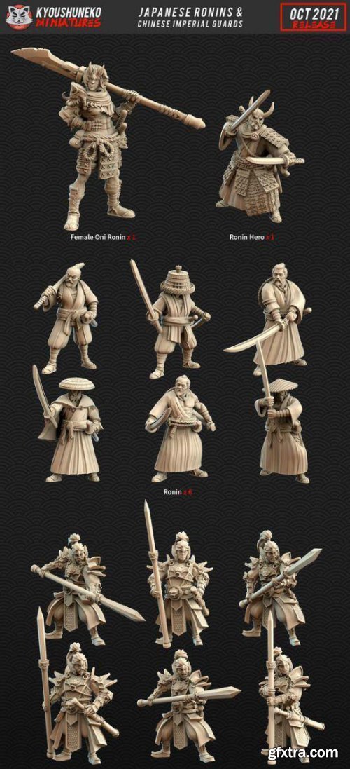 Kyoushuneko Miniatures – Samurai & Chinese Troops