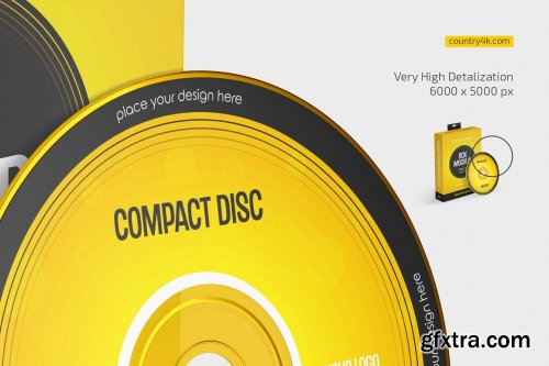 CreativeMarket - Software Box and Disc Mockup Set 7248122