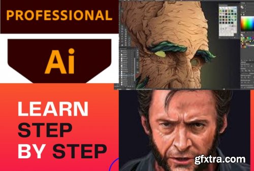  ADOBE Digital Illustration All : Training Step by Step Graphics designs