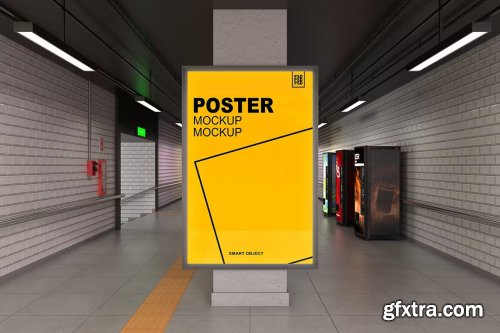 Subway Poster - Mockup Template FH