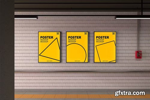 Subway Poster - Mockup Template FH