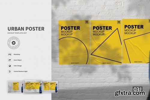 Urban Poster - Mockup Template FH