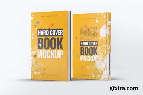 Hard Cover Book Mock-Up