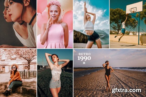 CreativeMarket - 1990 Retro - Actions & Presets 7259790