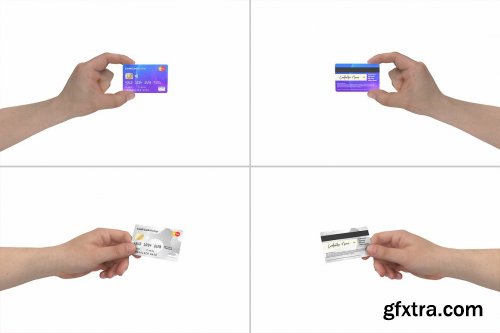 CreativeMarket - Credit Card and Hand Mockup 7273391