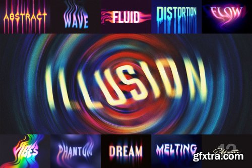 CreativeMarket - Melting Illusion Text Effects 7243295