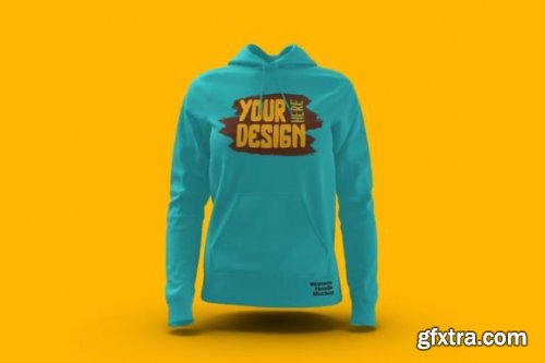 Women's Hoodies Mockup