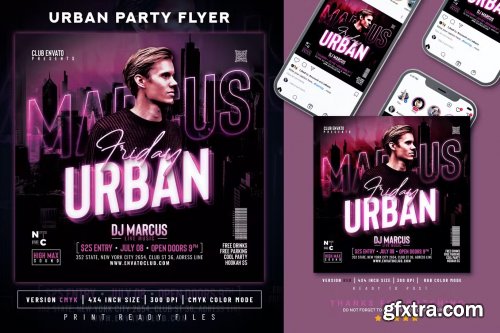 Urban Night Party Flyer