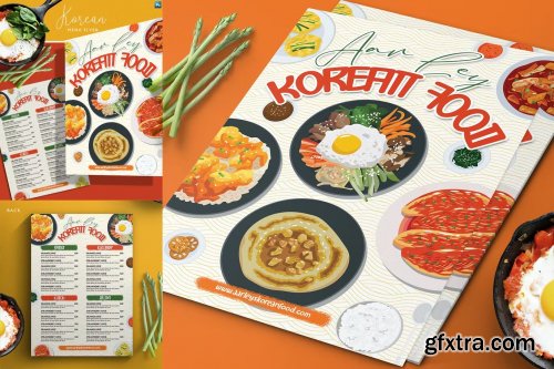 Korean Food Menu