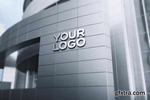 Outdoor signs logo mockup