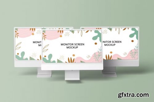 Monitor Screen Mockup