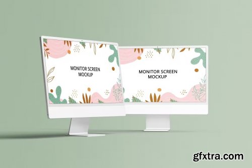 Monitor Screen Mockup