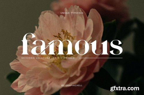 Famous Serif Font