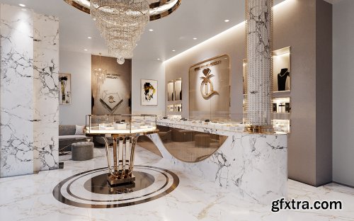 Diamond Store Interior By Vu Huy Hien