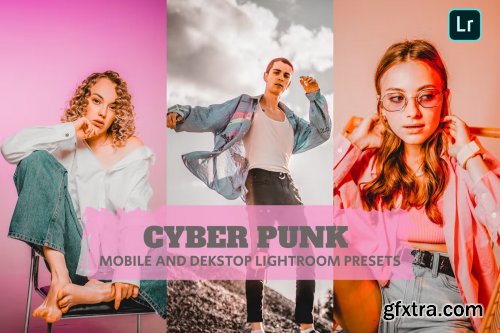 Cyber Punk Lightroom Presets Dekstop and Mobile