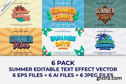 Summer Cartoon Text Effect Vol 2