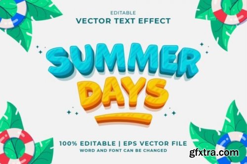 Summer Cartoon Text Effect Vol 2