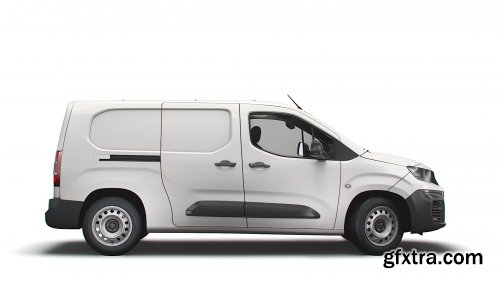 Cgtrader - Peugeot Partner Crew Van LWB 2021 3D Model