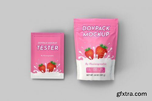 CreativeMarket - Doypack Mockup v2 - 11 views 7283707