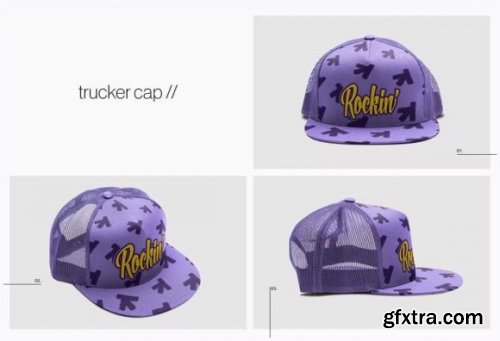  Cap Collection Mockup